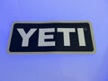 Black YETI sticker